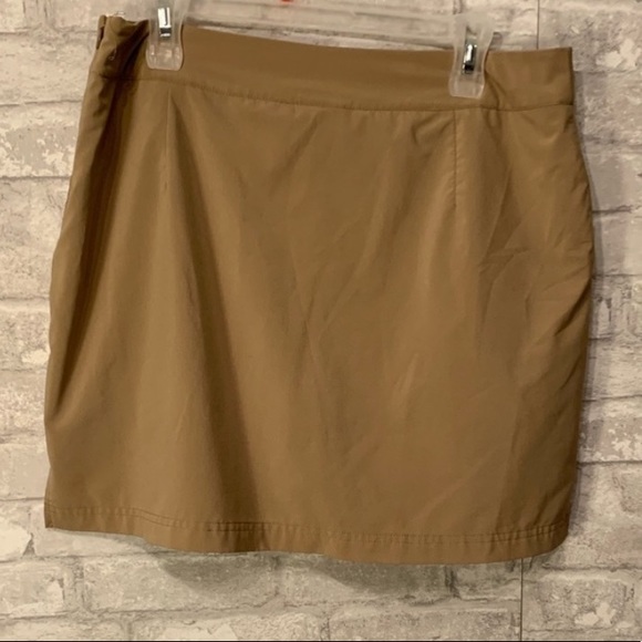 Avia Khaki Skort Skirt Shorts L Sports Golf Casual Pocket Tennis - Picture 2 of 16